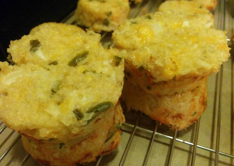 Recipe of Favorite Jalapeño Cheddar Quinoa Bites