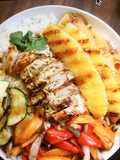 Hawaiian Teriyaki Chicken with Coconut Rice