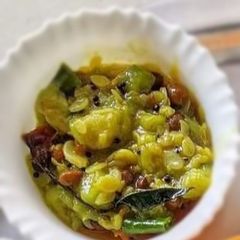 A picture of Sponge Gourd With Split Bengal Gram.