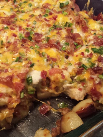 Recipe Chicken Bacon Ranch Potato Bake the  Makes Drooling Makes you drool