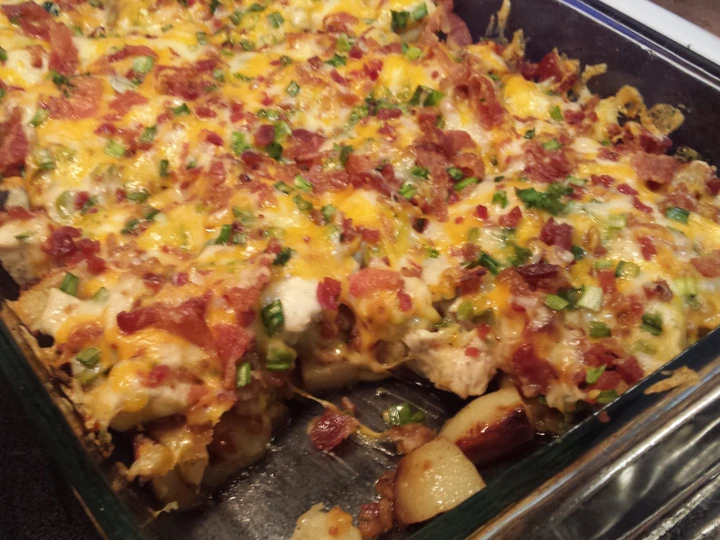 Easy Way Make Chicken Bacon Ranch Potato Bake the Delicious Really delicious