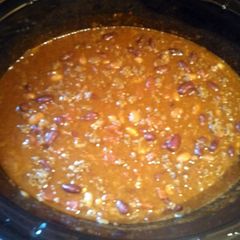 A picture of Mikes Version of Chili.