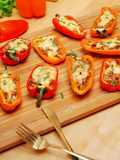 Stuffed Mini Bell Peppers / Paprika isi Ayam