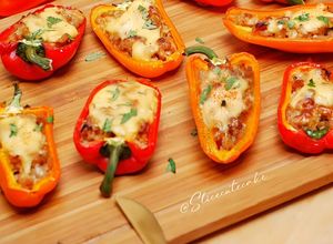 Foto resep Stuffed Mini Bell Peppers / Paprika isi Ayam