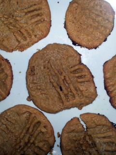 A picture of peanut butter cookies my way.