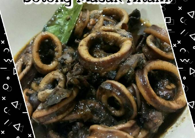 Sotong Masak Hitam (Manado)