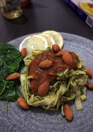 Foto resep Spinach pasto fettucini