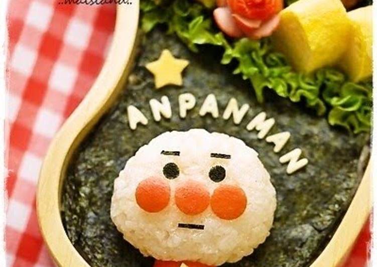 Recipe of Favorite Finger Puppet Like Anpanman Character Bento