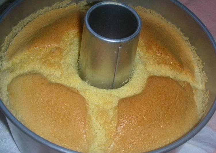 Easiest Way to Cook Delicious Oil-Free Rice Flour Chiffon Cake