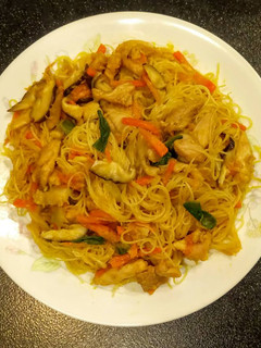 金瓜炒米粉 的食譜成品照片
