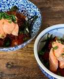 Oyako Don (Salmon parents and child) 親子丼