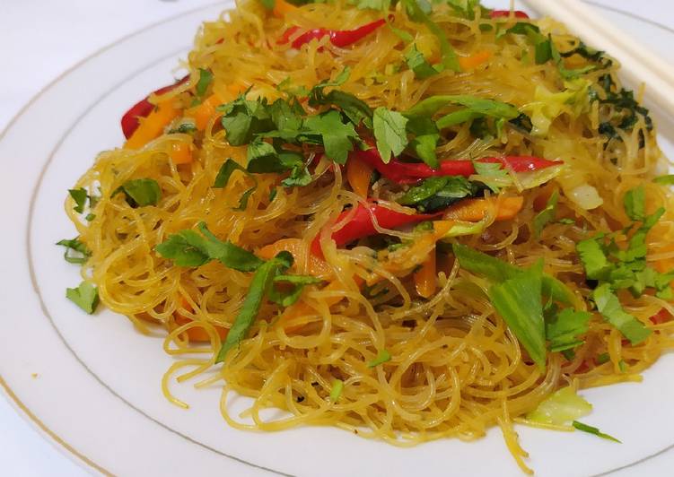 Resep Bihun goreng sayur sehat yang Sempurna