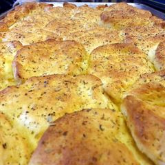 A picture of Easy Chicken "Pot Pie" Casserole.