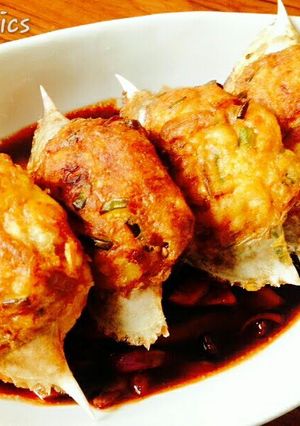 A picture of Stuffed Crabs.