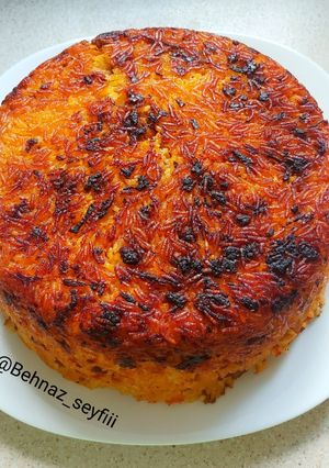 عکسی از دستور هویج پلو با گوشت چرخکرده