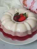 Strawberry baileys pudding