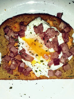 A picture of Poached egg delight.