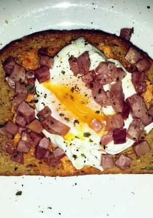 A picture of Poached egg delight.