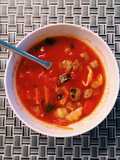 Tomato Soup With Meatballs