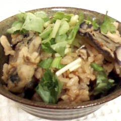Mixed Rice with Red Miso and Oysters A picture of Mixed Rice with Red Miso and Oysters.