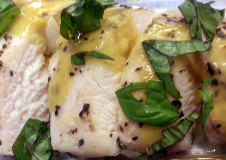 Recipe of Super Quick Homemade Sherry &amp; Basil Chicken