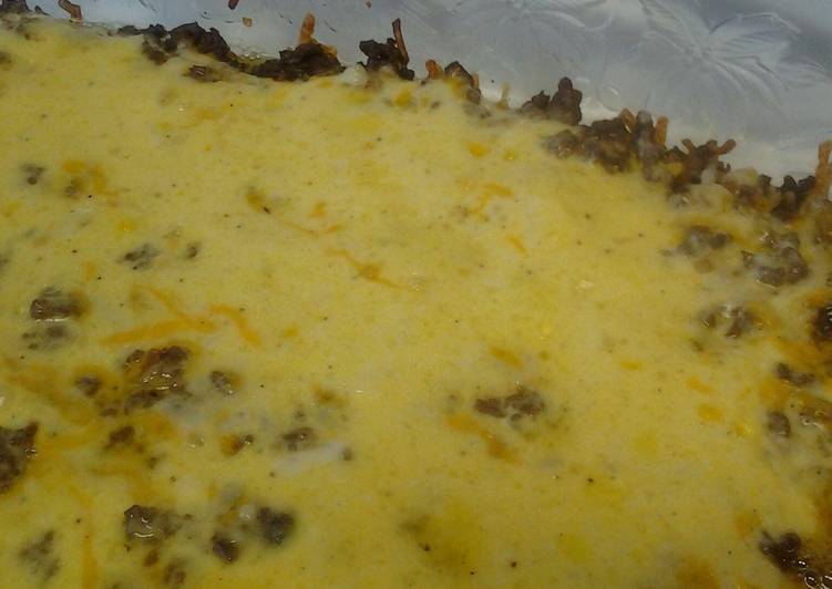 Recipe of Perfect White Castle burger casserole (low carb)