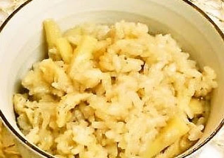 Bamboo Shoot Rice [With Instructions on How to Boil Bamboo Shoots]
