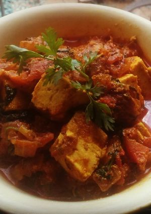 A picture of Tofu Masala.