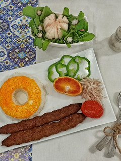 عکسی از دستور کباب کوبیده در فر سریع و ساده