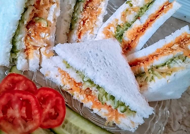 Recipe of Favorite Rainbow Sandwiches…💞