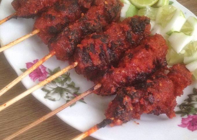 Yuk intip, Resep memasak Sate Daging Bumbu Merah dijamin istimewa