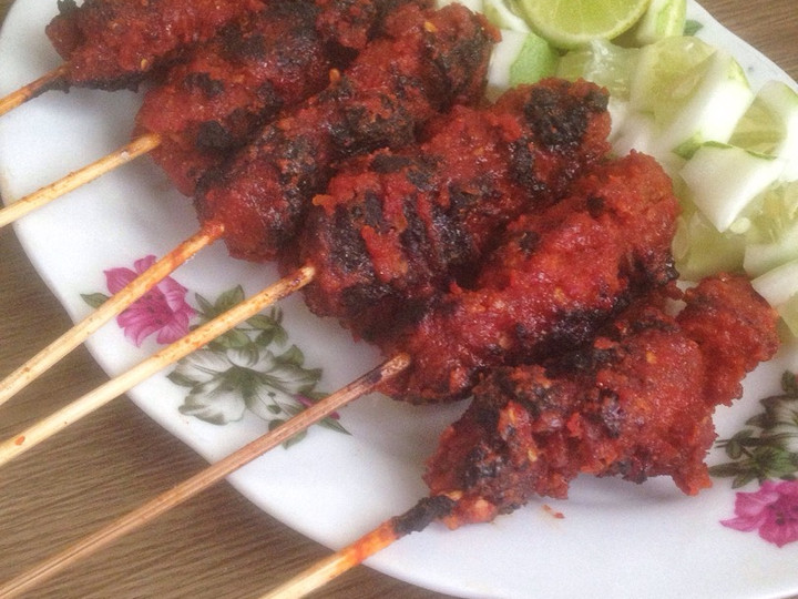  Resep bikin Sate Daging Bumbu Merah dijamin sempurna