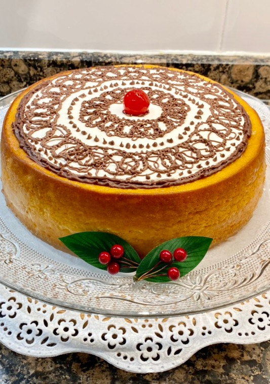 Una foto de Tarta de polenta y ricotta
