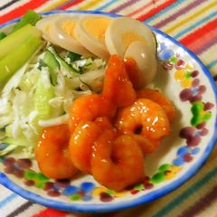 A picture of Simple Chili Shrimp with Boiled Shrimp.