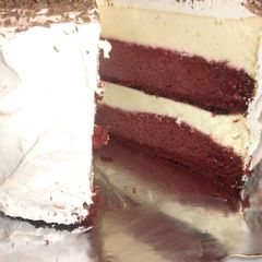 A picture of Chocolate - Orange Cheesecake Layer Cake.