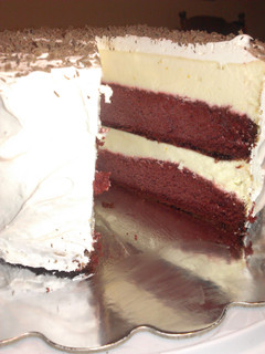 A picture of Chocolate - Orange Cheesecake Layer Cake.