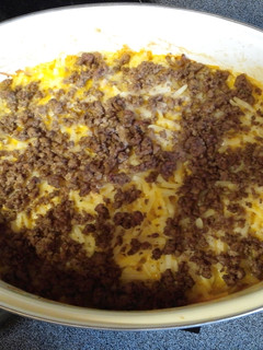 A picture of Hashbrown casserole.