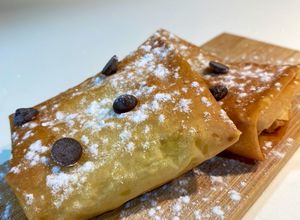 Foto principal de Rollitos pasta filo rellenos de chocolate