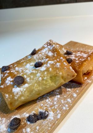 Foto principal de Rollitos pasta filo rellenos de chocolate