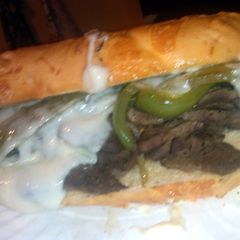 A picture of Philly cheesesteak sammy.