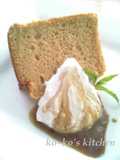 Chiffon Cake with Kuromitsu and Kinako