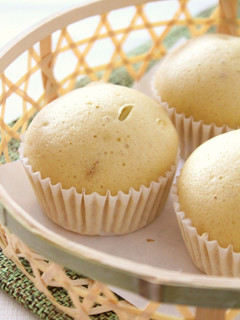 A picture of Brown Sugar Steamed Bread with Pancake Mix.