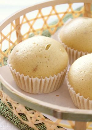 A picture of Brown Sugar Steamed Bread with Pancake Mix.