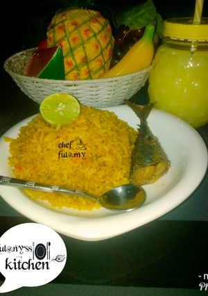 A picture of Simple jollop rice by ful@rny"ss kitchen.