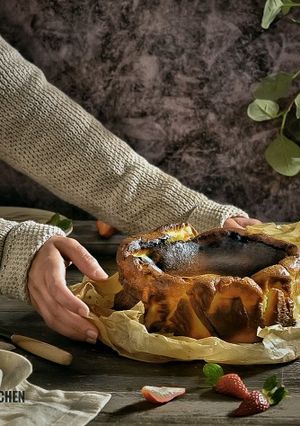 A picture of San Sebastian Cheesecake (Burnt Cheesecake).