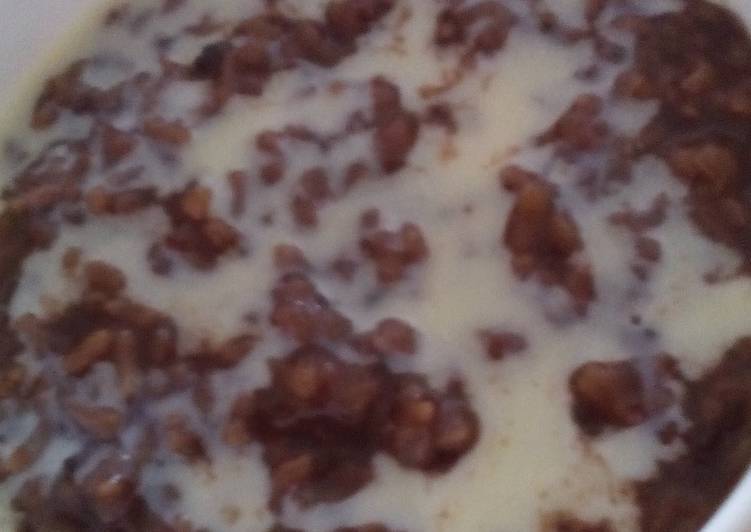 Pam's Champurado (chocolate rice porridge)