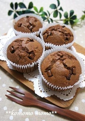 A picture of Chocolate Banana Muffins.