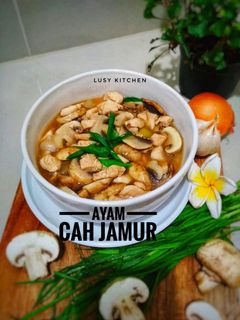 Foto resep Ayam Cah Jamur