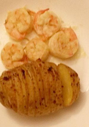 A picture of Butter fried prawns.