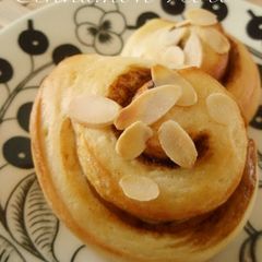 A picture of Brown Sugar Cinnamon Rolls Made in a Bread Maker.